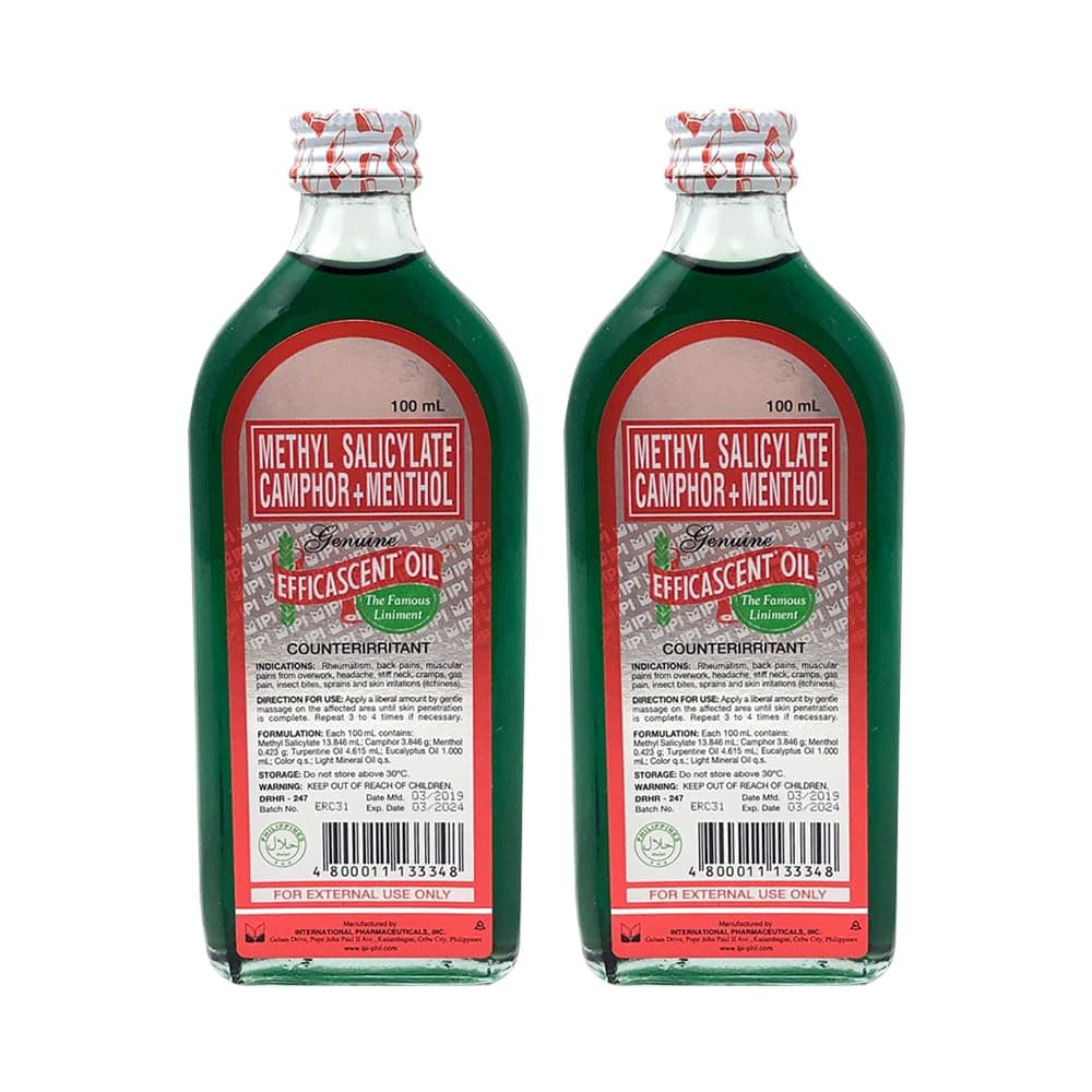 Efficascent Oil 100ml, 2 Bottles