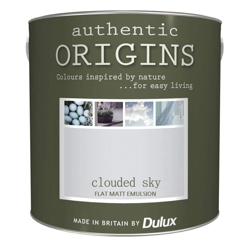 Dulux Authentic Origins Clouded Sky matt 2.5l Paint Flat Finish Emulsion