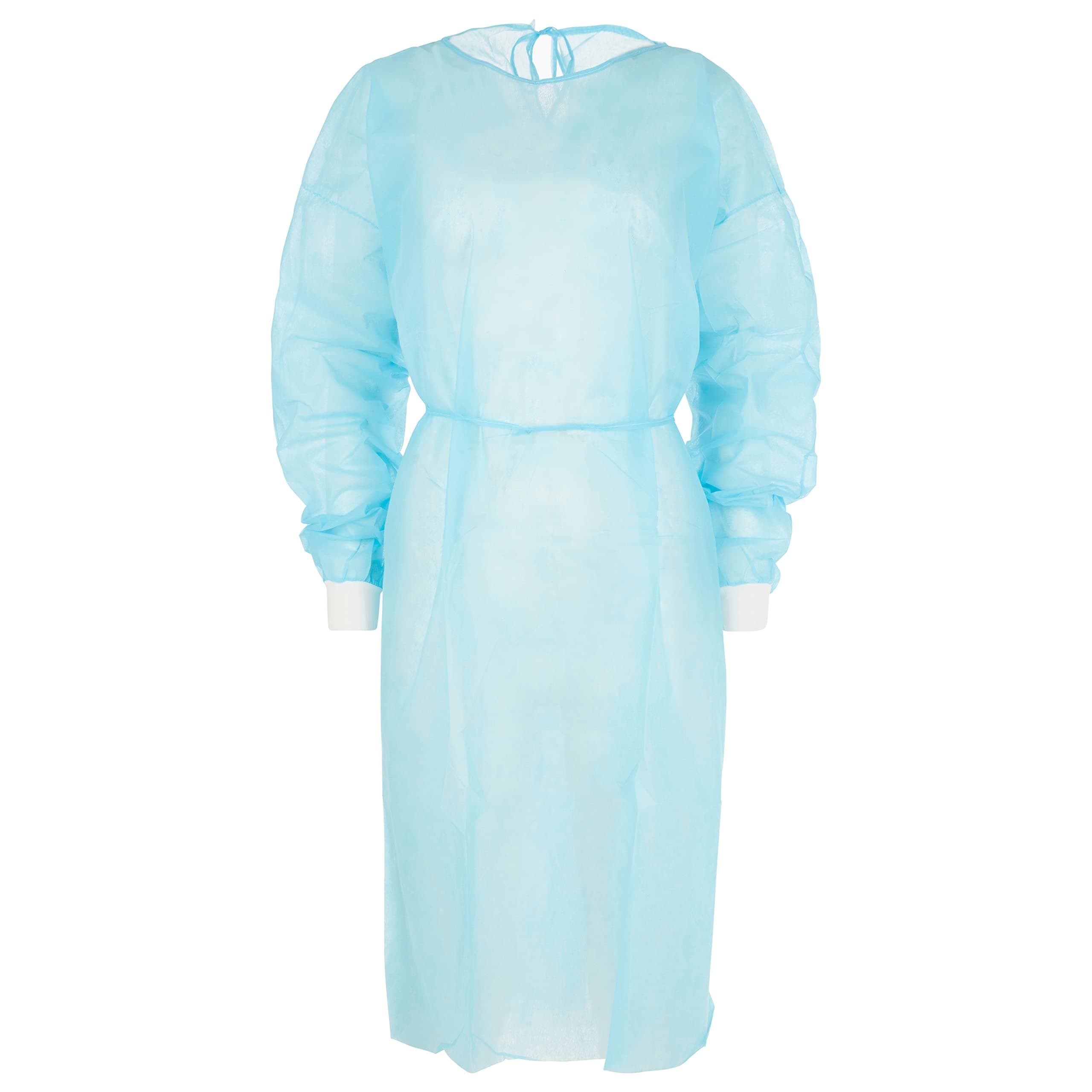 Extra Large Disposable Isolation Gowns, 50 per Case (Blue)