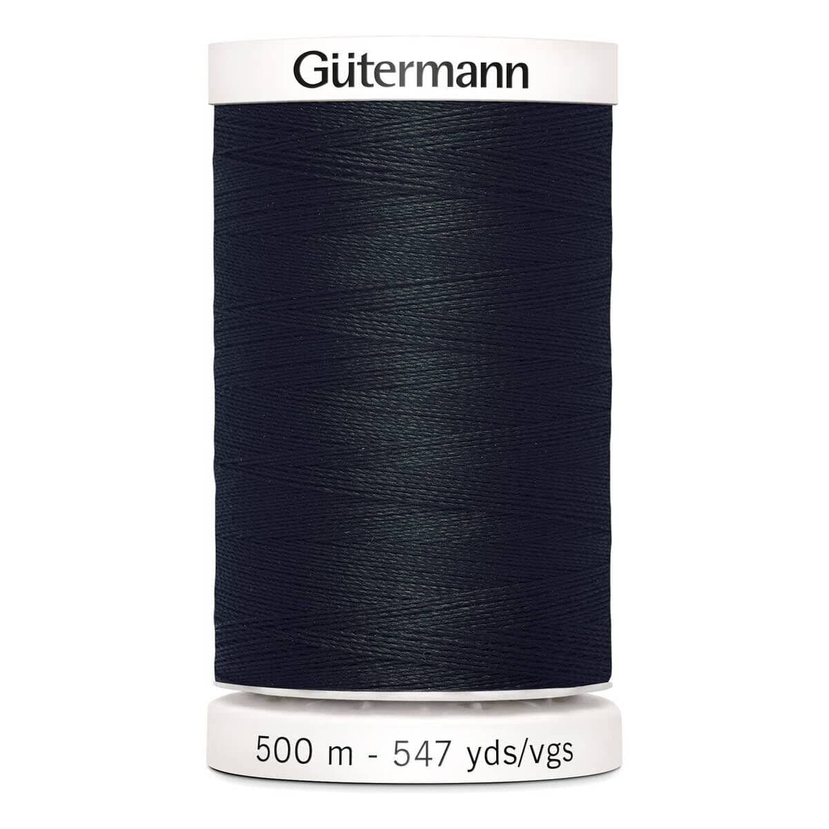 Gutermann Black 500mtr/547yd Sew-All Polyester Thread, 5.5x3.5x3.5 cm
