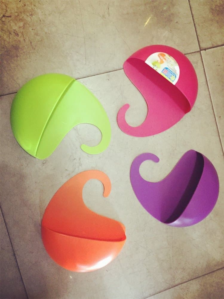 Wall hanging storage case basket organizing box holder bathroom mini soap basket kitchen supplies plastic