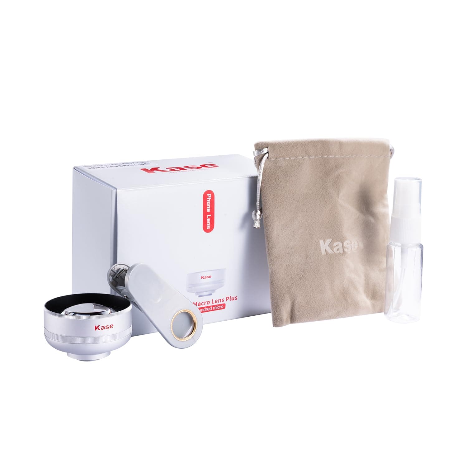 Kase Master Macro Lens Plus for iPhone 15 14 13 12 Pro Max Samsung Pixel Android, Phone Camera Macro Lens with Shoot Distance 45-85mm