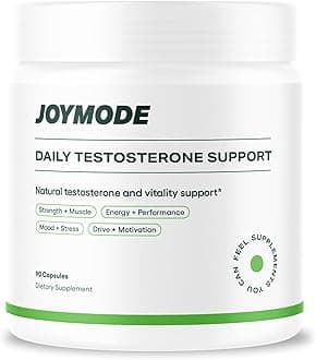 - Testosterone Booster for Men for Energy, Strength & Vitality – Premium Testosterone Supplement with KSM-66 Ashwagandha, DIM, Zinc, Magnesium & Boron – 90 Capsules