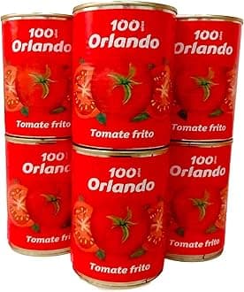 Tomato Sauce Orlando - Orlando Tomate Frito Orlando Sofrito Base – Smooth Pasta Sauce – Gluten Free & Vegan – 400g, [Pack of 12]