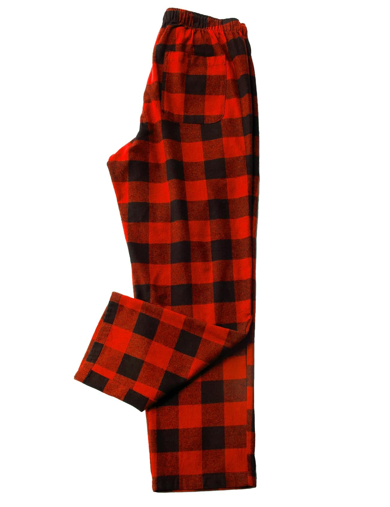 LAPASAmens Pajama Set Plaid Button Down