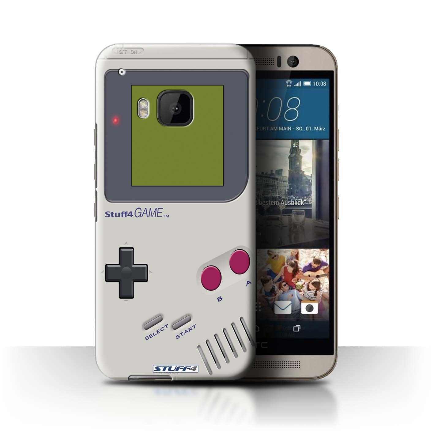 Phone Case for HTC One/1 M9 Games Console Nintendo Game Boy Design Transparent Clear Ultra Slim Thin Hard Back Cover