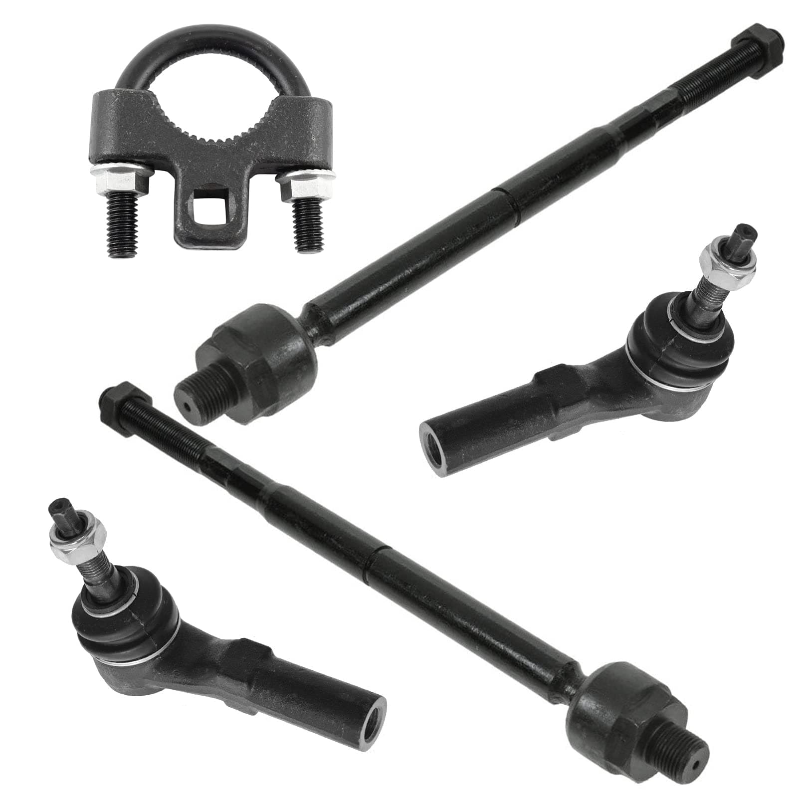 TRQ Front Inner & Outer Tie Rod Set w/Tool for 300 Challenger Charger Magnum