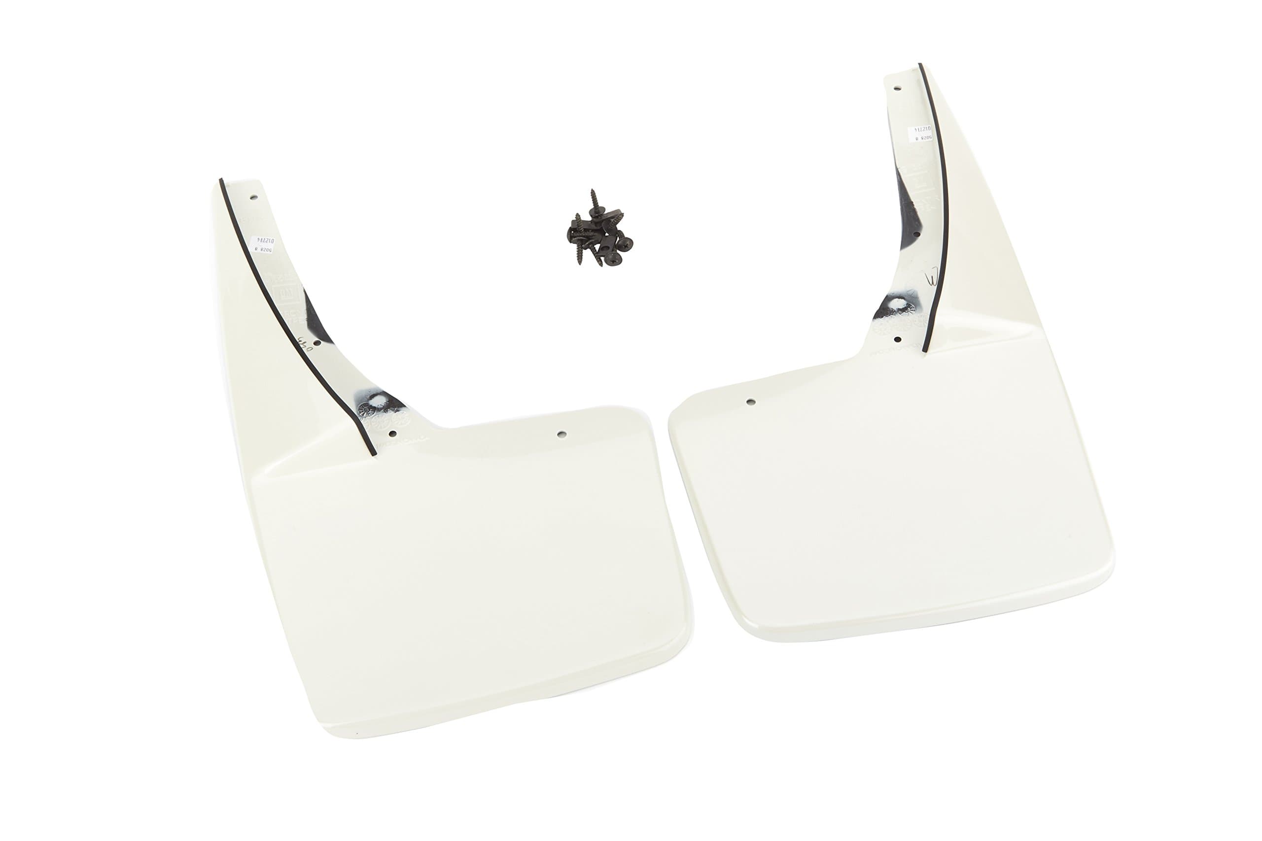 GM Accessories 19212799 Front Molded Splash Guards in White Diamond