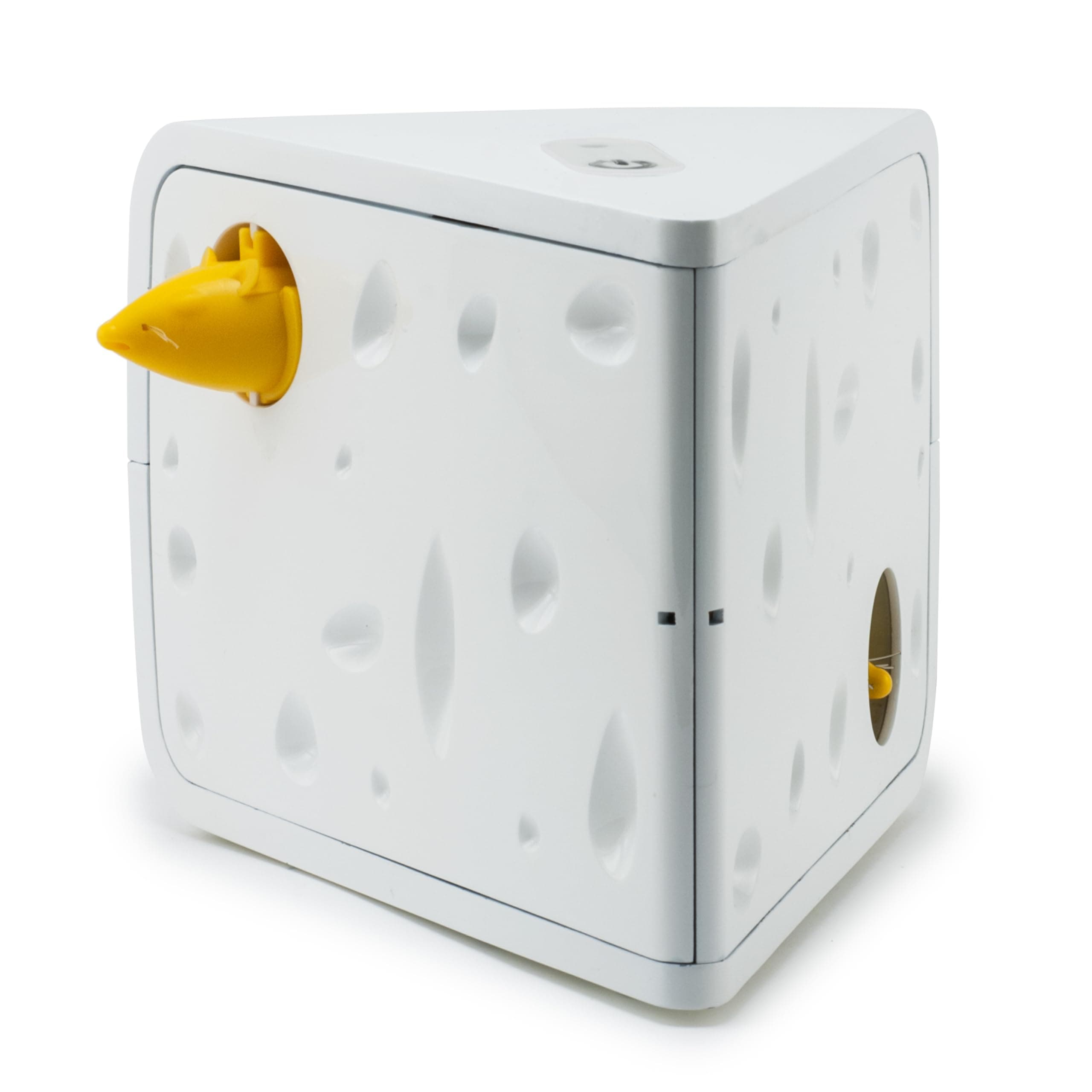 Cheese - Interactive Electronic Cat Toy - Peek-A-Boo Mouse Hunt Game - Hide and Seek for Bored Cats - Kitten Teaser Toy - Automated Cat Enrichment and Exercise 5"