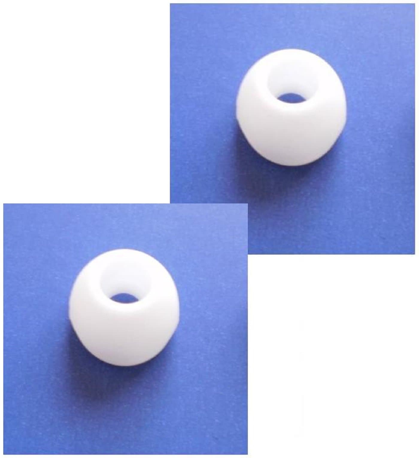 2pcs Medium White Earbuds for Harman Kardon EP710 EP 730 AE NI AKG K 309 K 311 K 321 K 330 K350 K390 AKG Q350 In-Ear Headphones Mobile Hands-Free Headset Wired Eargels Eartips Ear Buds Gels Tips Bud G