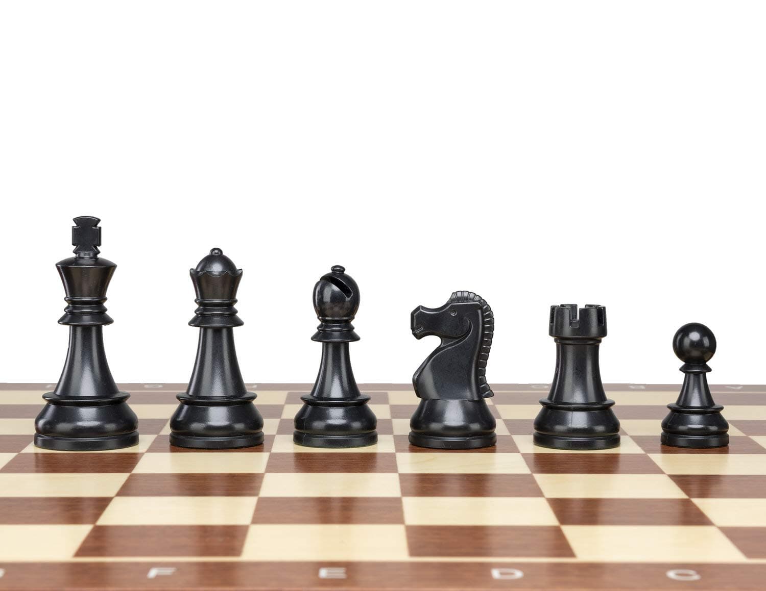 Plastic Chess Pieces 3,75" / 95 mm King Height - Tournament Standard Size Weighted Chessmen