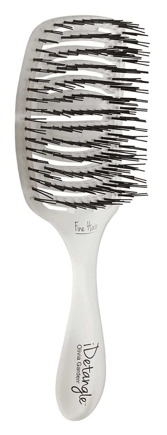 iDetangle Brush for Wet and Dry Hair - Detangler Brush for Women and Men - Adjusts Tension by Hair Type - For Curly, Wavy or Straight - Flexible Vented Head