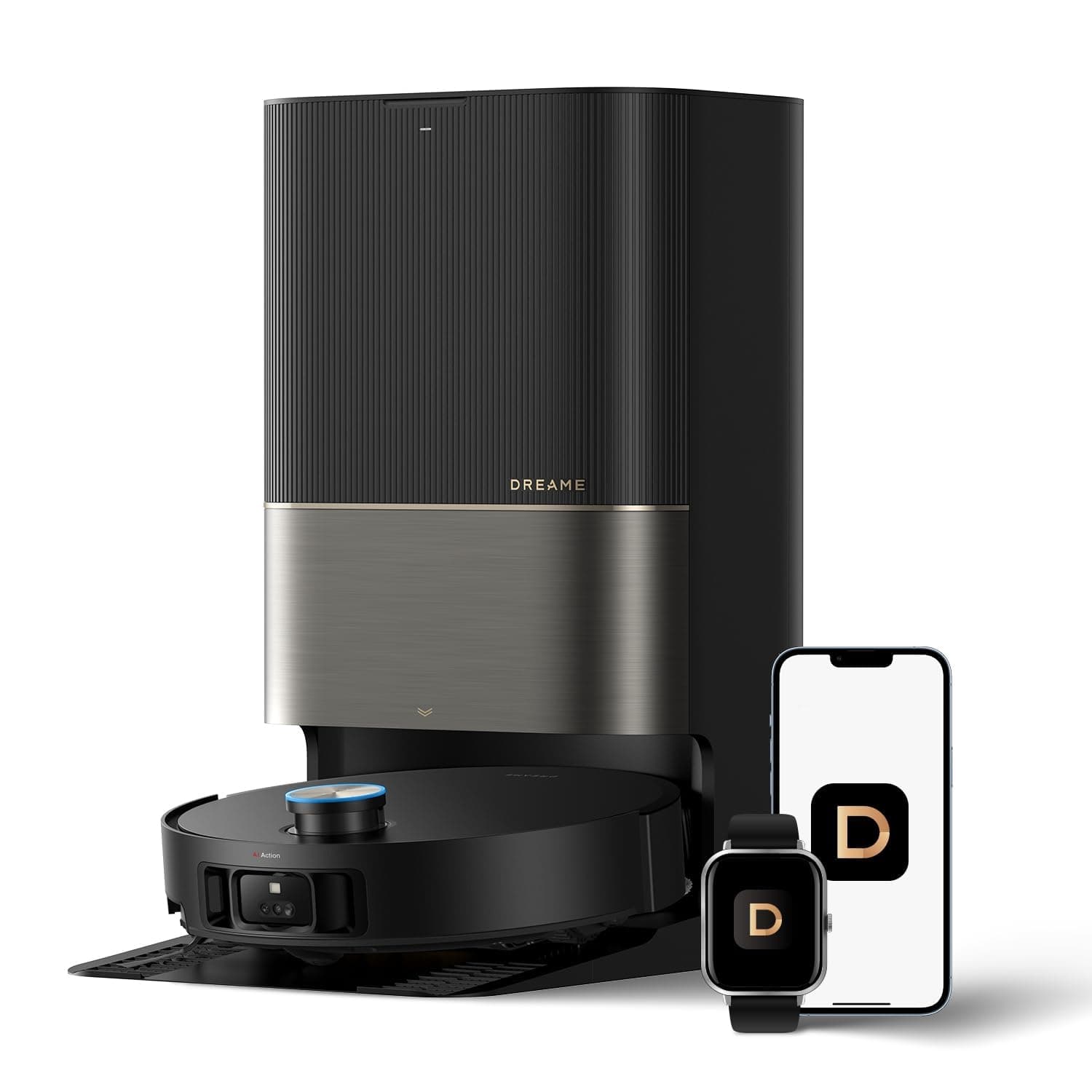 DREAME X50 Ultra Robot Vacuum and Mop with Auto-Empty and Mop Self-Cleaning, 20,000Pa Suction, Obstacle Avoidance and 360° Navigation, Corner to Edge Deep Cleaning, Detangling Brush