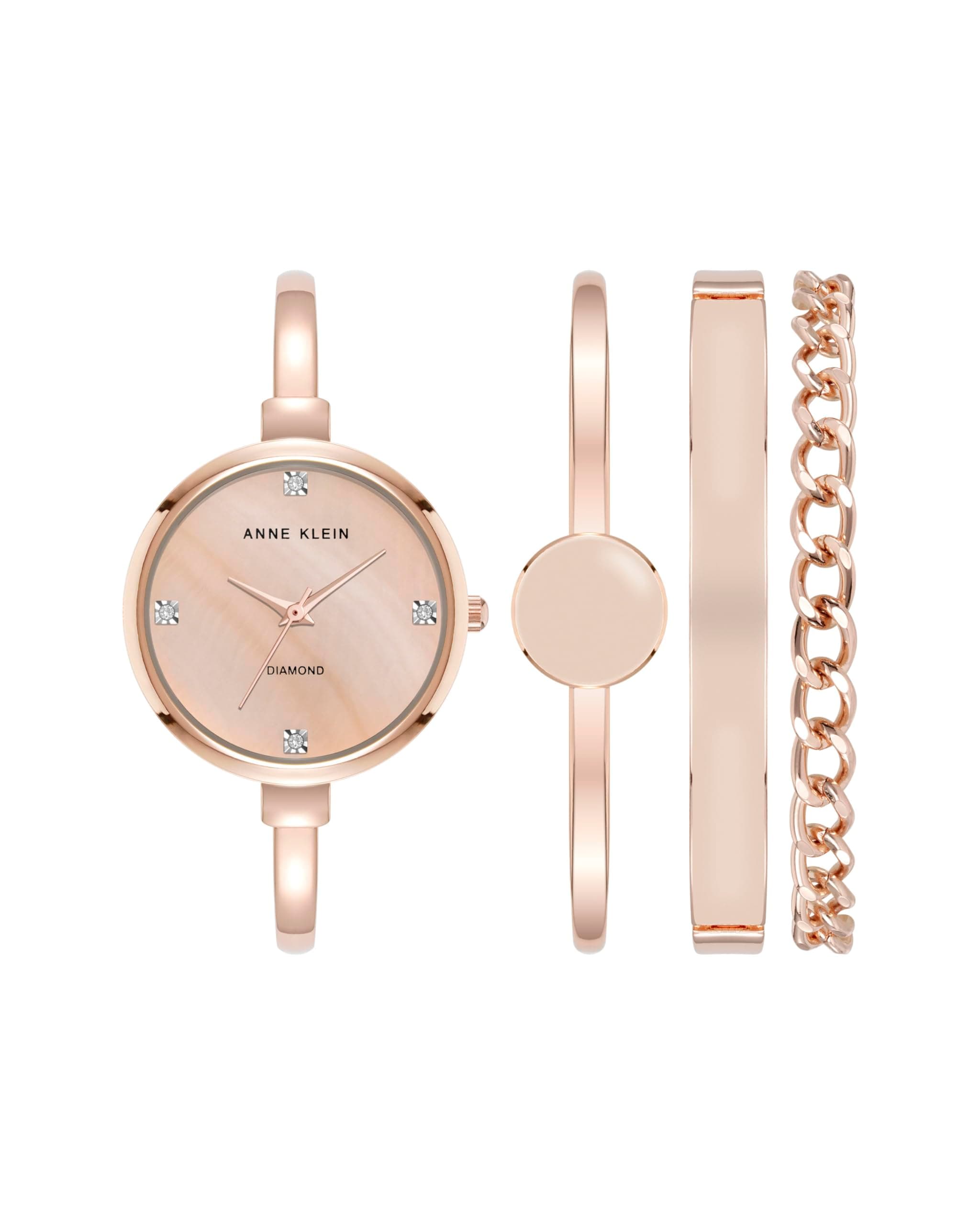 Women's Bangle Watch and Bracelet Set