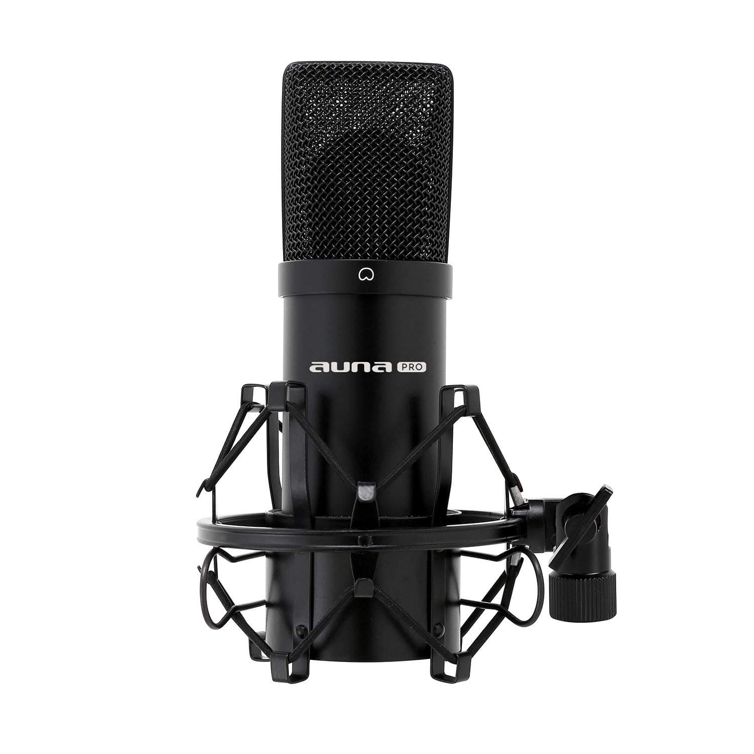 auna MIC-900 USB Cardioid Studio Condenser Microphone (Plug & Play, USB Connector & Shockmount) black