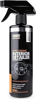 Rapid Ceramic Interior Detailer and Protectant (14 fl oz.) – Quick and Easy – Multi-Surface Safe – Interior Car Cleaner Spray – Dry to the Touch – Clean and Protect Your Car, Truck, or SUV