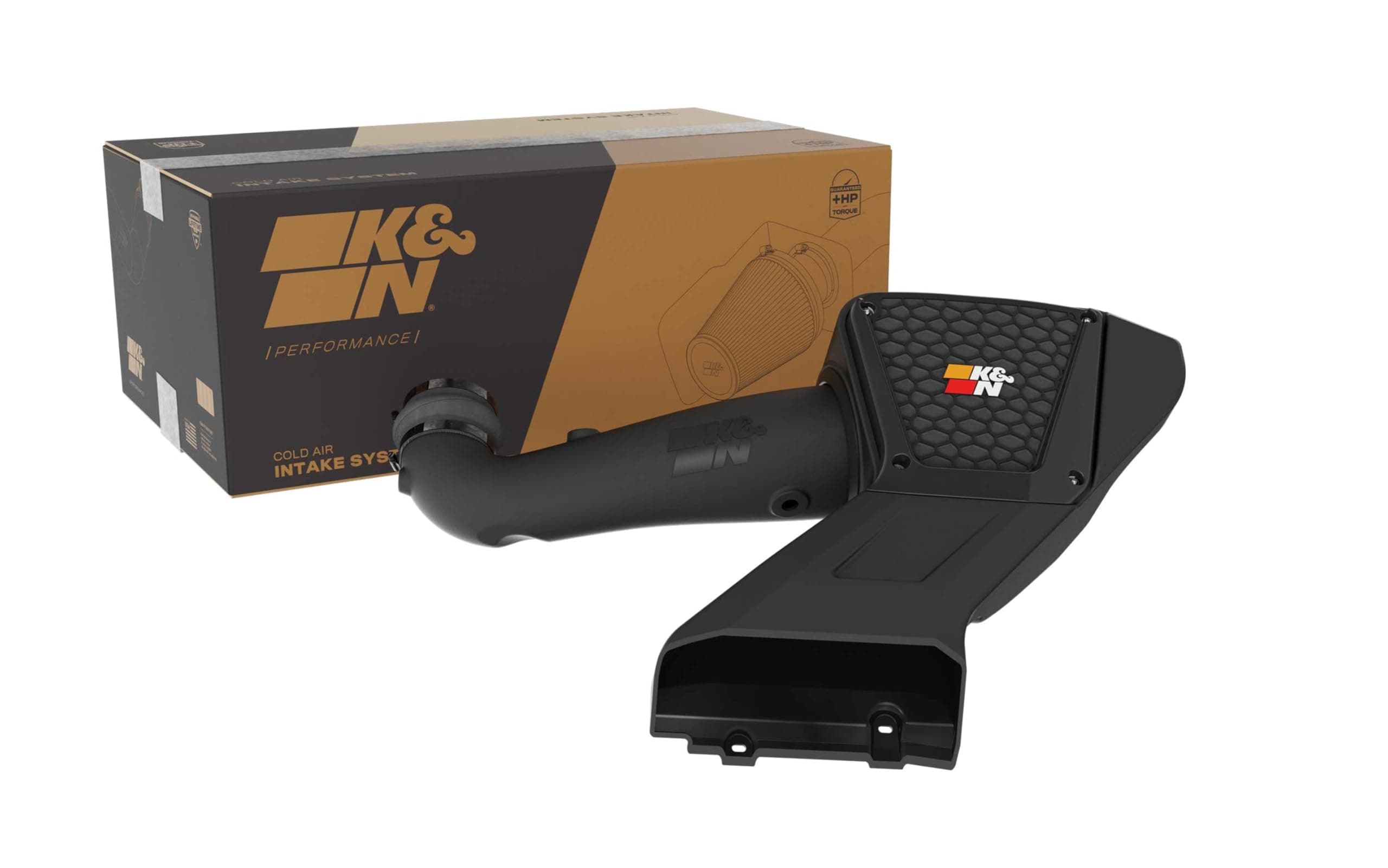 K&N Cold Air Intake System: High-Flow Air Filter, Increase Performance & Towing: Compatible with 2023-2024 Ford: F150 Raptor, F150 Raptor R, 63-2624
