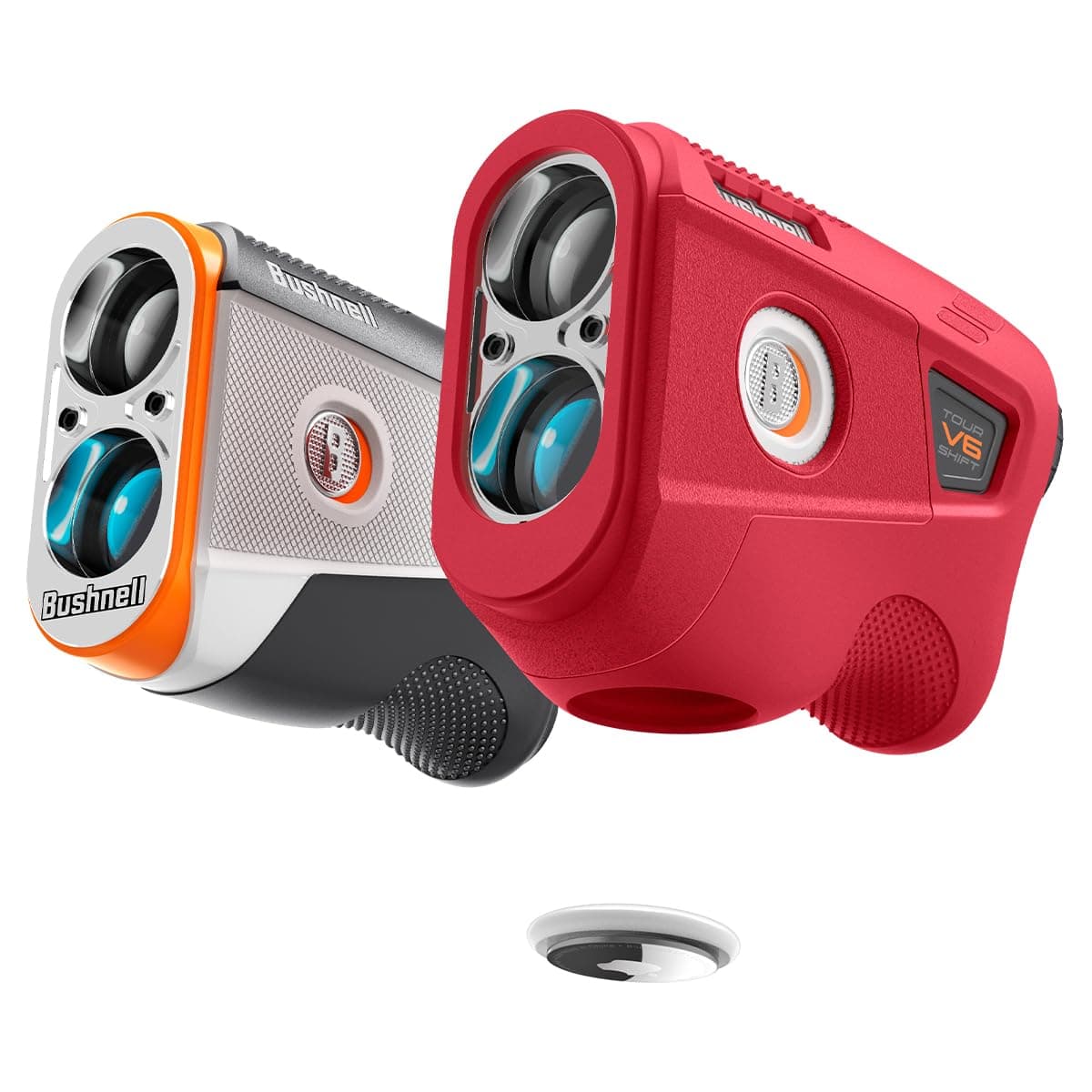 Golf Silicone Fit Rangefinder Case Designed for Bushnell Rangefinder Tour V6 Shift / V6 Protective Cover Carrying Case Golf Rangefinder Accessories Compatible with AirTag - Red