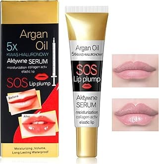 Lip Plumper, Natural Make-Up Lip Gloss Care Plump Serum, Lip Plumper Filler Gloss Balm, Natural Filler with Vitamin E for Softer (03)