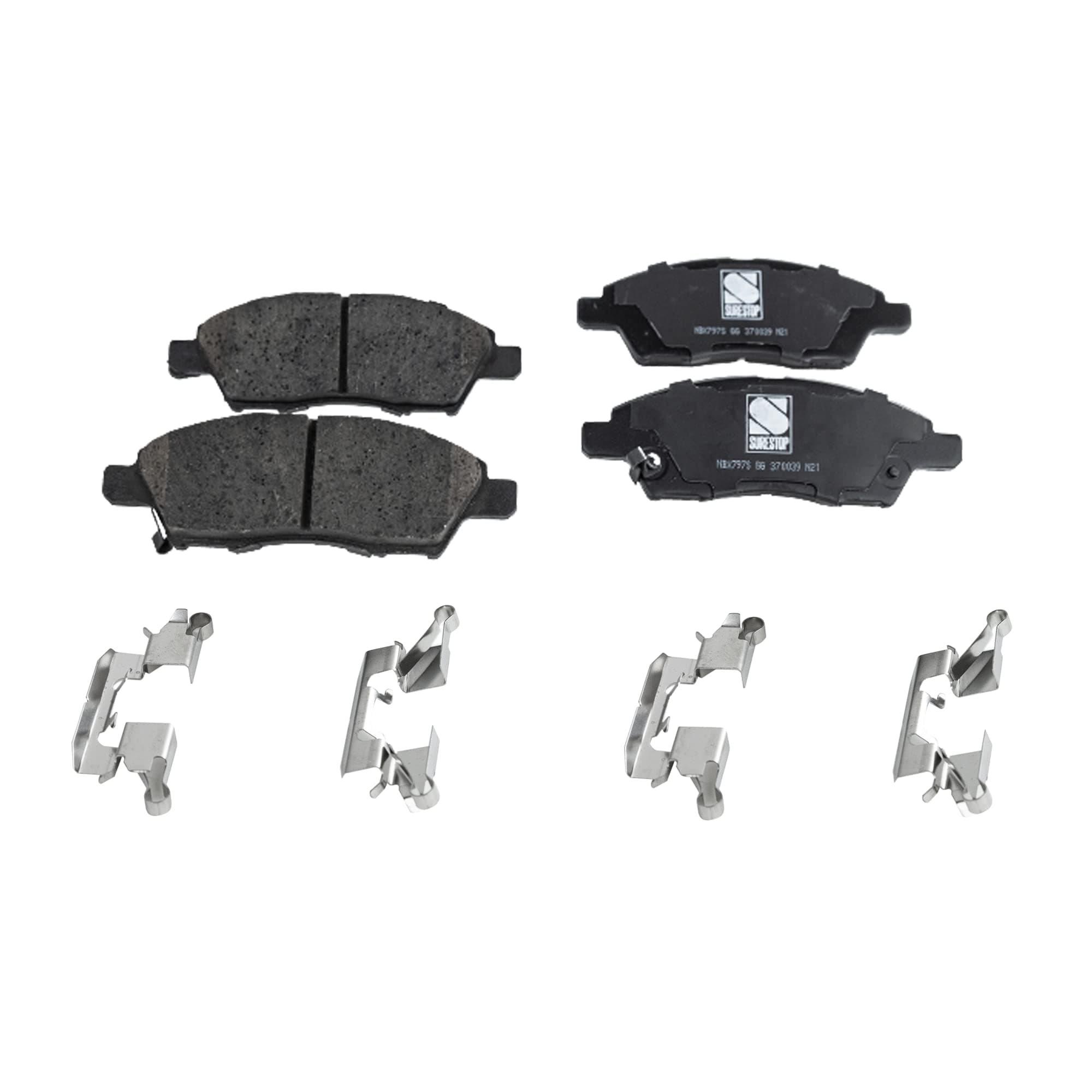 Front Brake Pad Set 2-Wheel Set Compatible with 2012-2019 Nissan Versa& 2014-2019 Versa Note