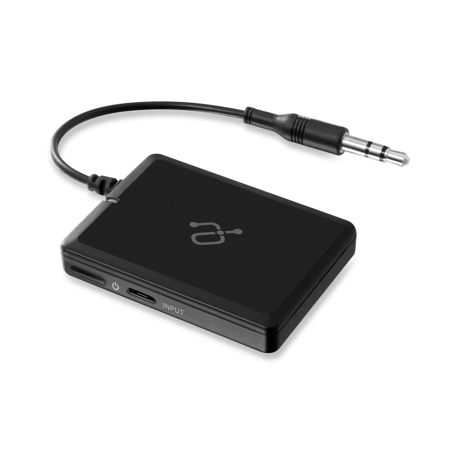 Aluratek AIS01F I-Stream DockFree Bluetooth Audio Receiver with RCA Cables Included - Black