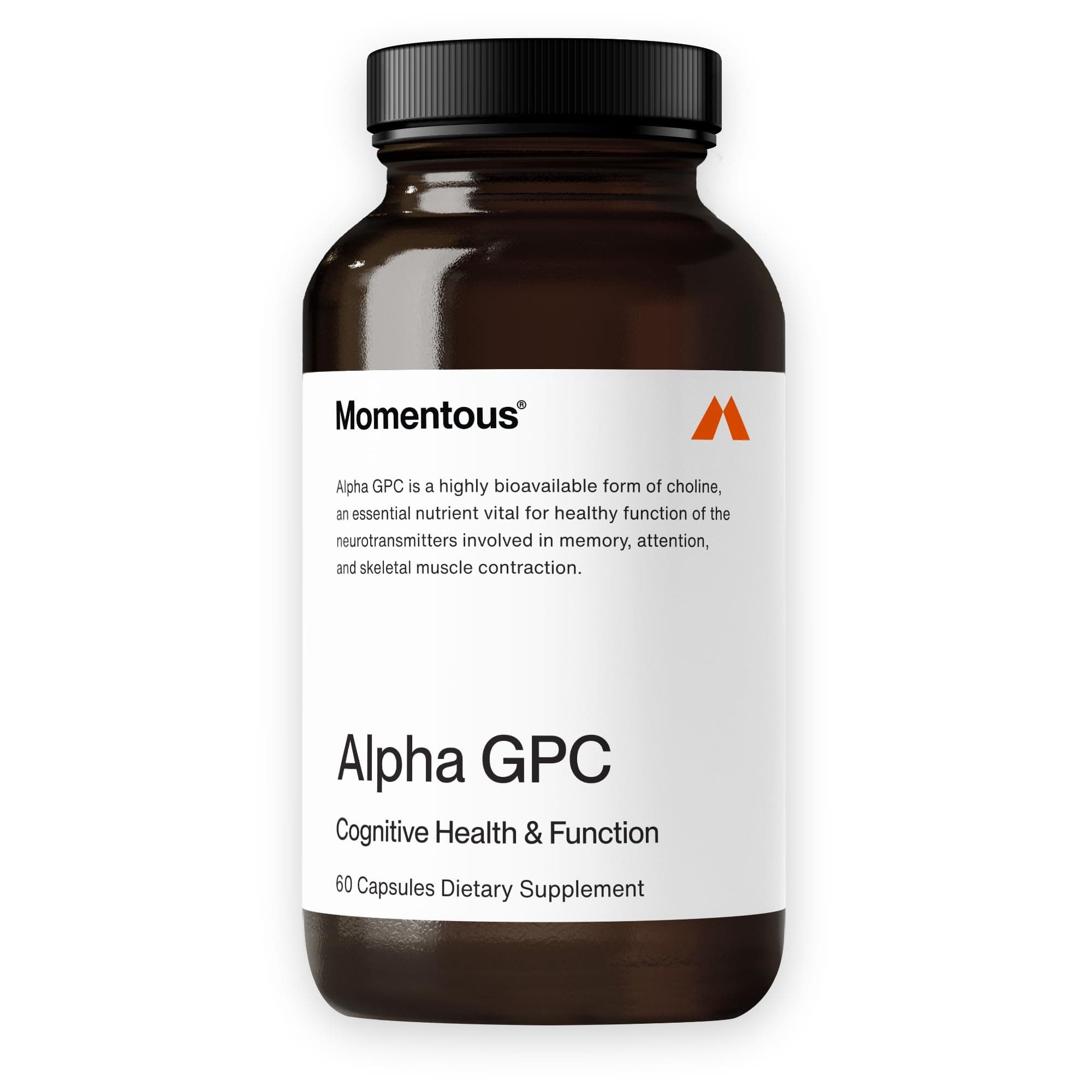 Alpha GPC Supplement - Cognitive Health & Function Support - NSF Certified for Sport - GMO- & Gluten-Free - 60 Servings