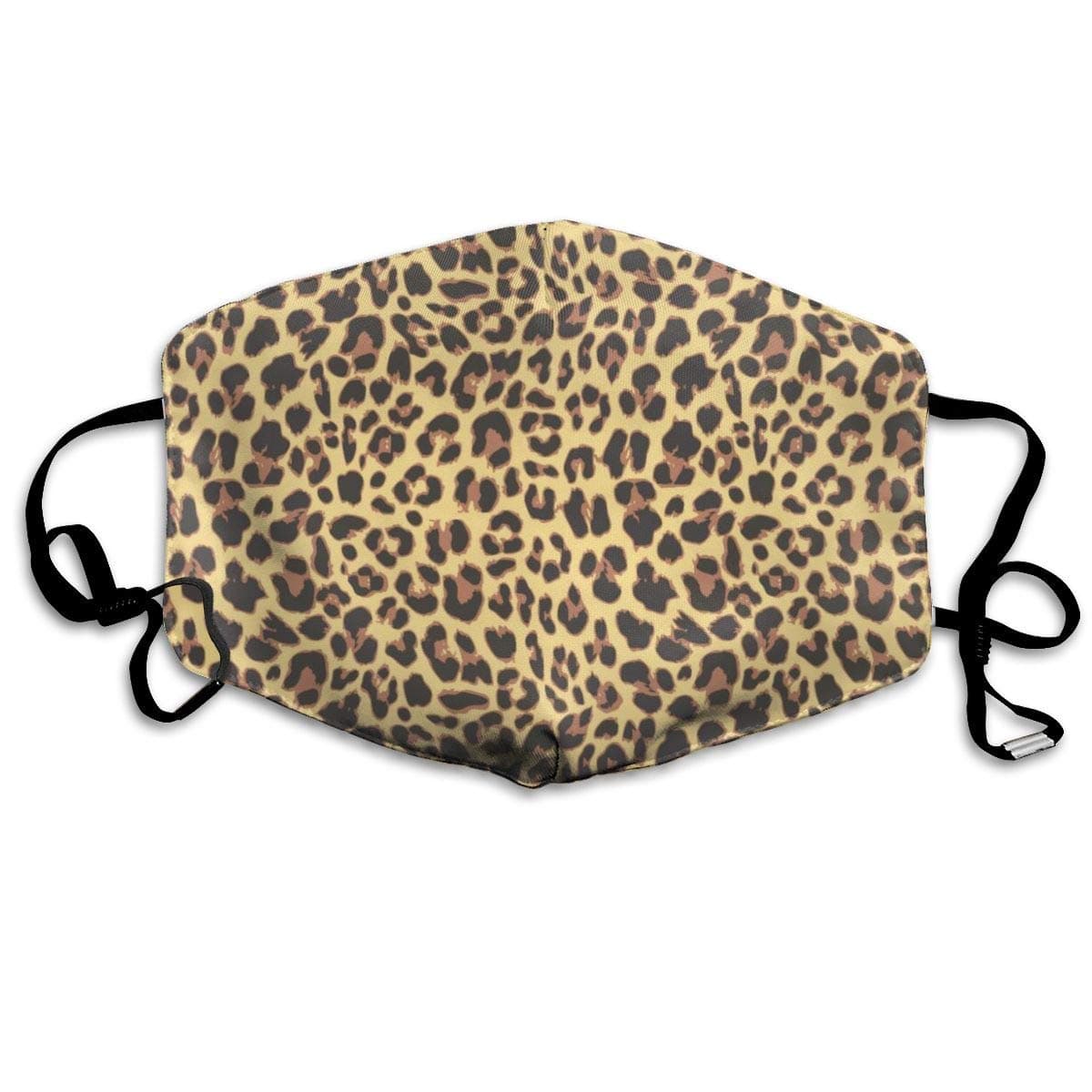 Leopard Print Animal Skin Pattern Dust Face Mask for Dust Mouth Mask Anti-Dust Mask Adjustable Earloop Face Mask