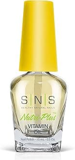 SNS Nail Polish for Nail Dip Powder, Vitamin Oil - Natural Formula that Supports Stronger & Healthier Nails - Lightly Scented Citrus Formula for Nails & Cuticles - No UV Lamp Required - 0.5 fl. oz.