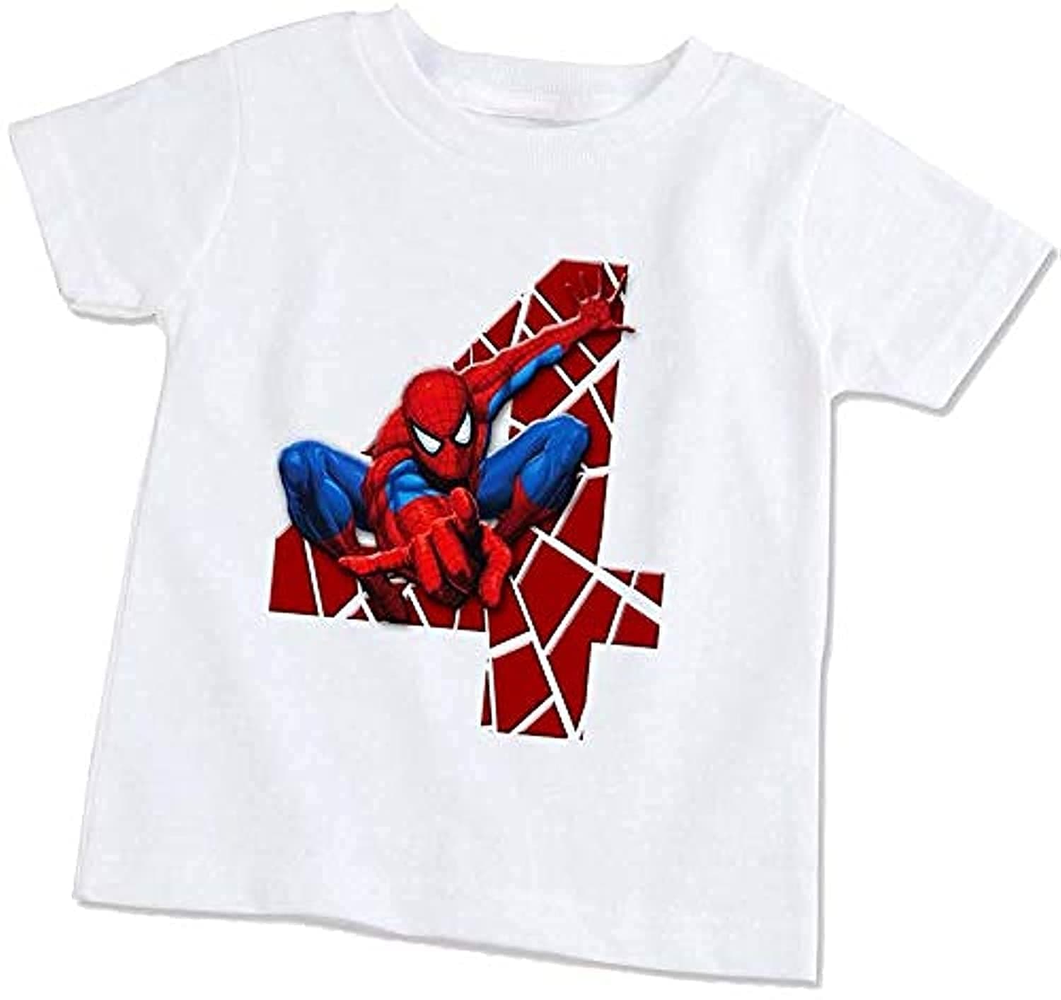 OtherSpiderman 4th Birthday T-shirt