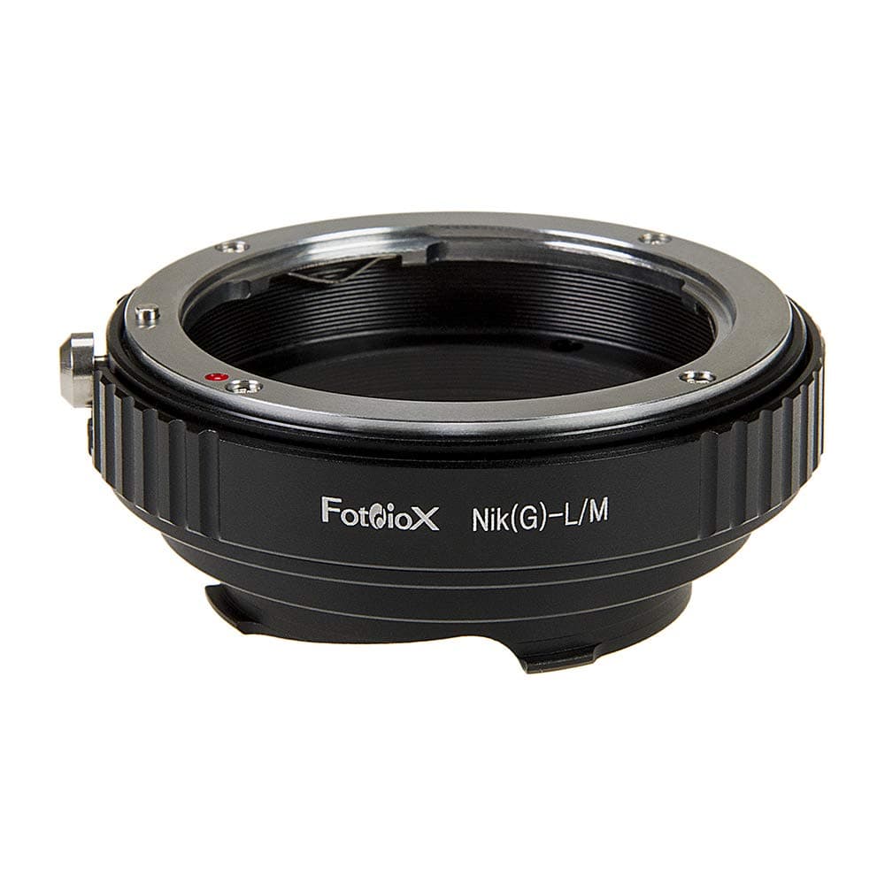 Fotodiox Lens Mount Adapter with Leica 6-Bit M-Coding - Nikon Nikkor F Mount G-Type D/SLR Lens to Leica M Mount Rangefinder Camera Body with Built-In Aperture Control Dial