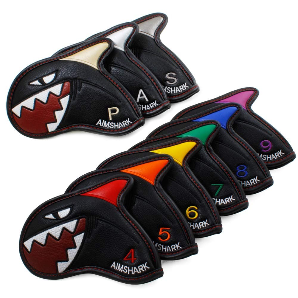 Coloring Golf Iron Covers/9pcs Set/Golf Head Covers/Golf Club Covers