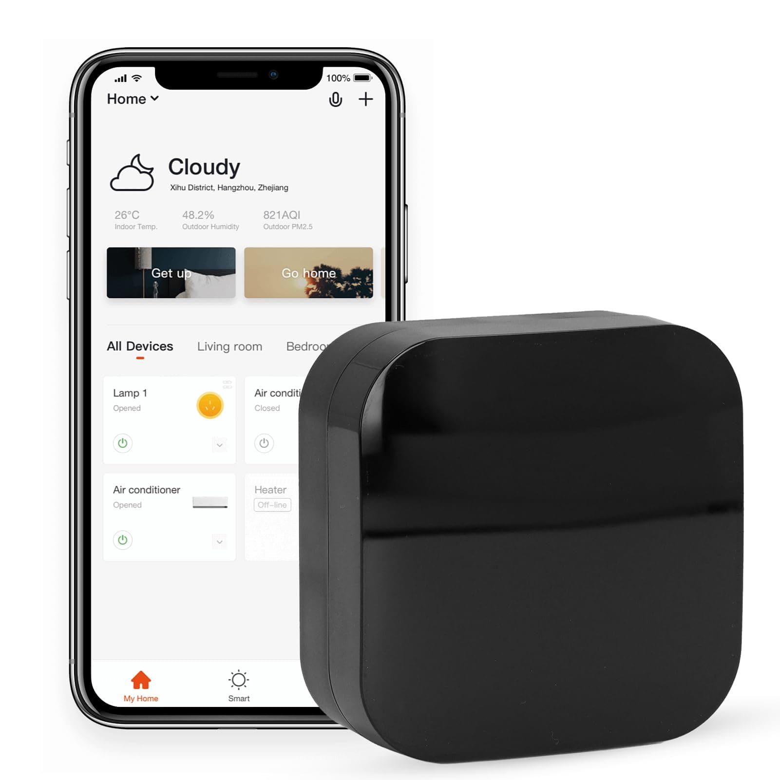 Smart Wifi IR Remote Controller for Zigbee Tuya APP, IR RF Universal Remote, Smart Home Automation Wi Fi Infrared, for Zigbee APP Timed Remote Voice Control
