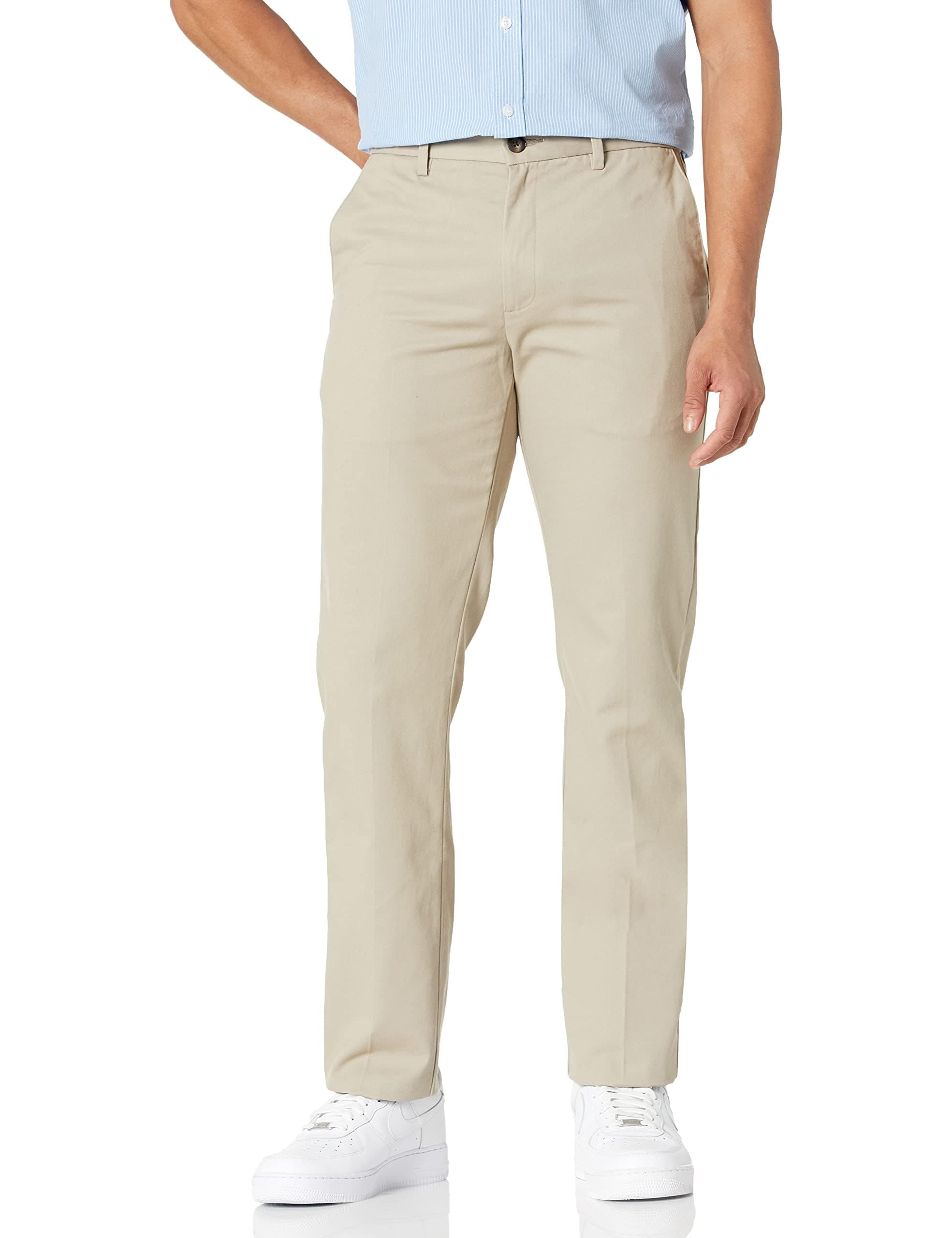 Amazon Essentials Men's Slim-Fit Wrinkle-Resistant Flat-Front Chino Trouser