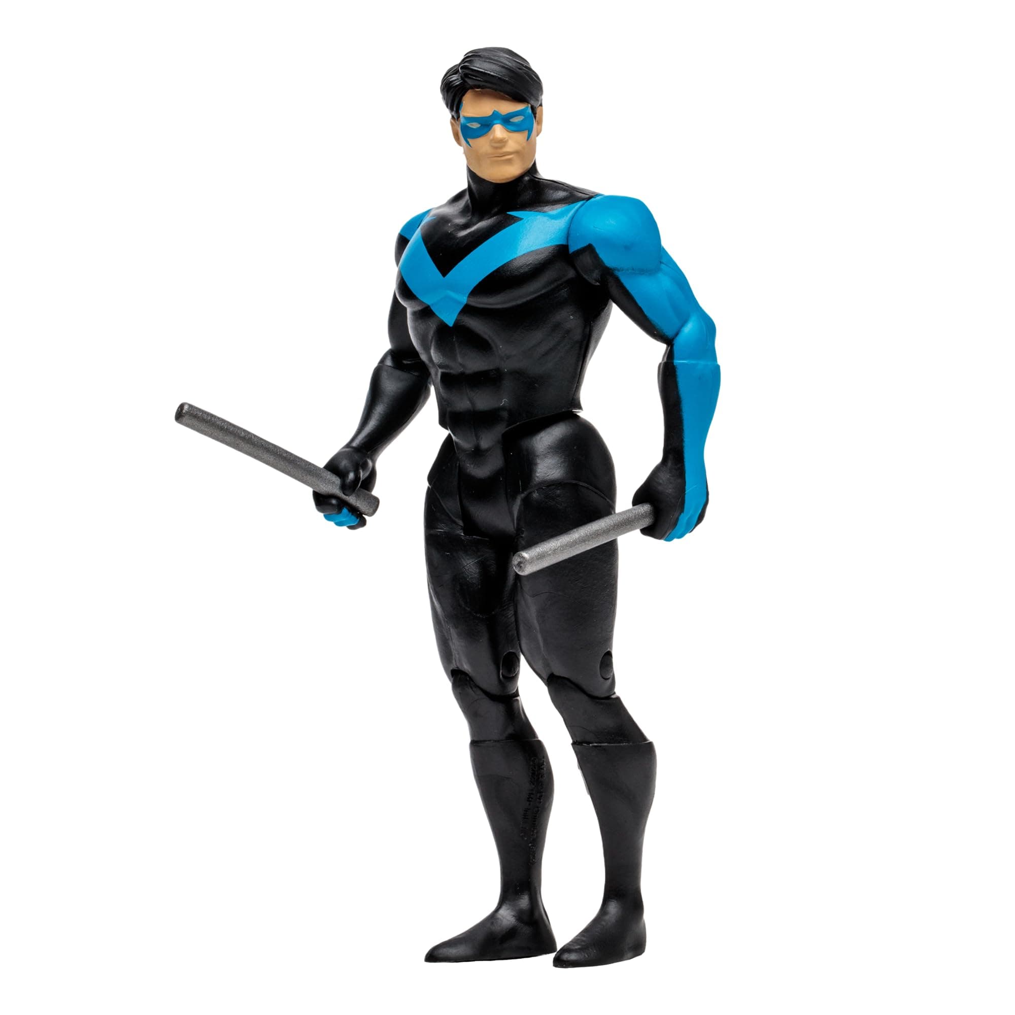 Toys, DC Multiverse, 5-inch DC Super Powers Nightwing Action Figure with 5 points of articulations, Collectible DC Retro 1980’s Super Powers Line Figure – Ages 12+