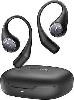 EarFun OpenJump Open Ear Headphones, Wireless Earbuds with Ergonomic Earhook, Hi-Res Sound, LDAC, 4 Mics ENC Call, 42H Playtime, Multipoint Connection, IPX7 Waterproof, Snug Fit for Workout, Running