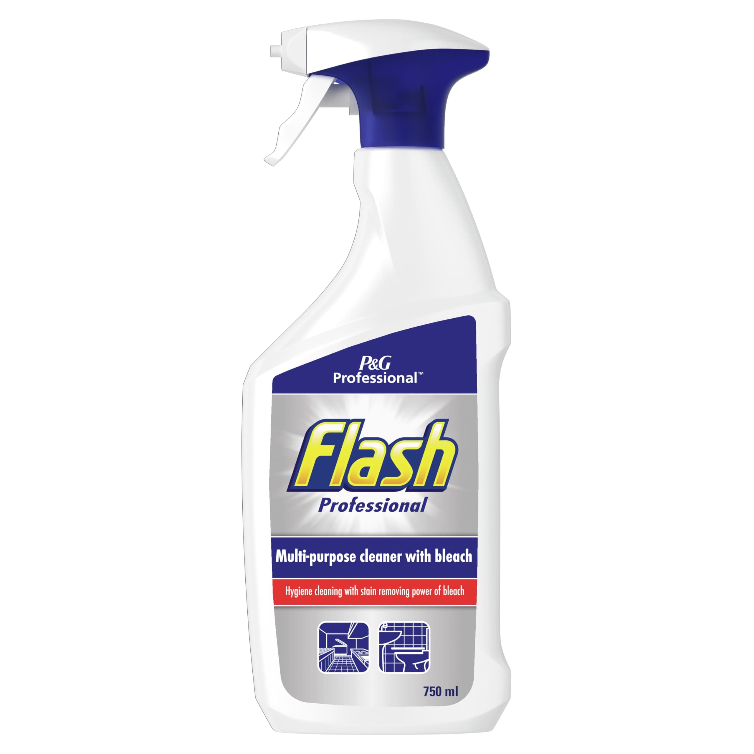Professional Flash Spray Cleaner Bleach 1x750ml