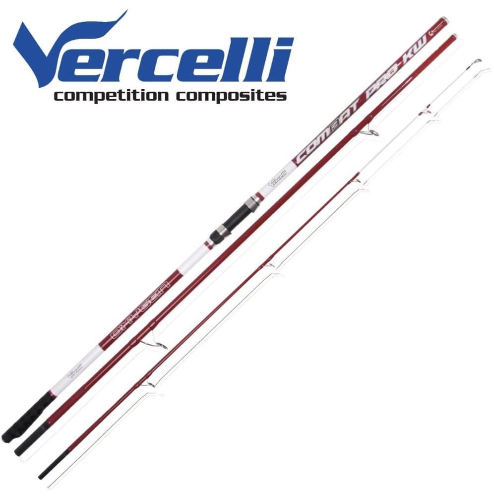 Vercelli Oxygen Combat Pro KW T Cane Surfcasting, Red, 4.2