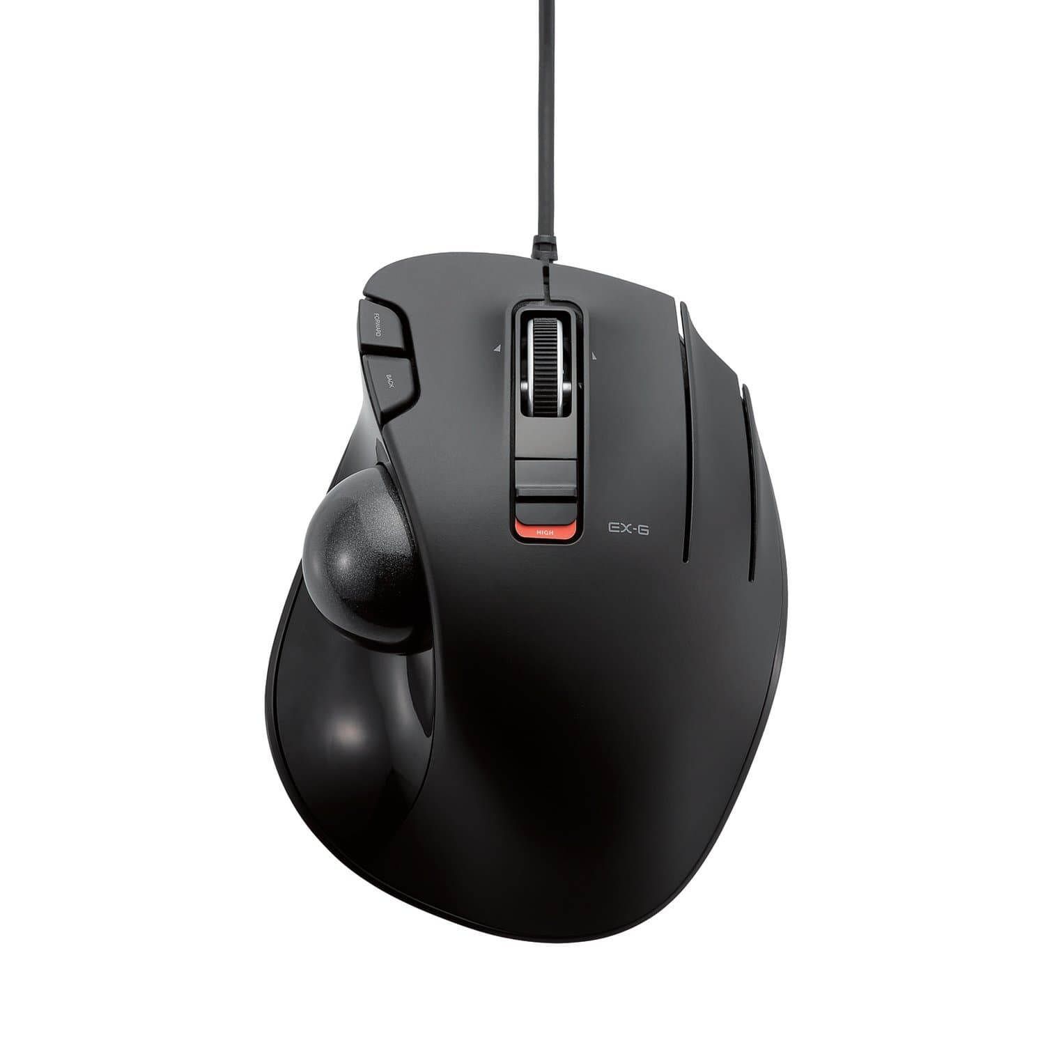 Wired Thumb-Operated Trackball Mouse, 6-Button Function with Smooth Tracking, Precision Optical Gaming Sensor (M-XT3URBK)
