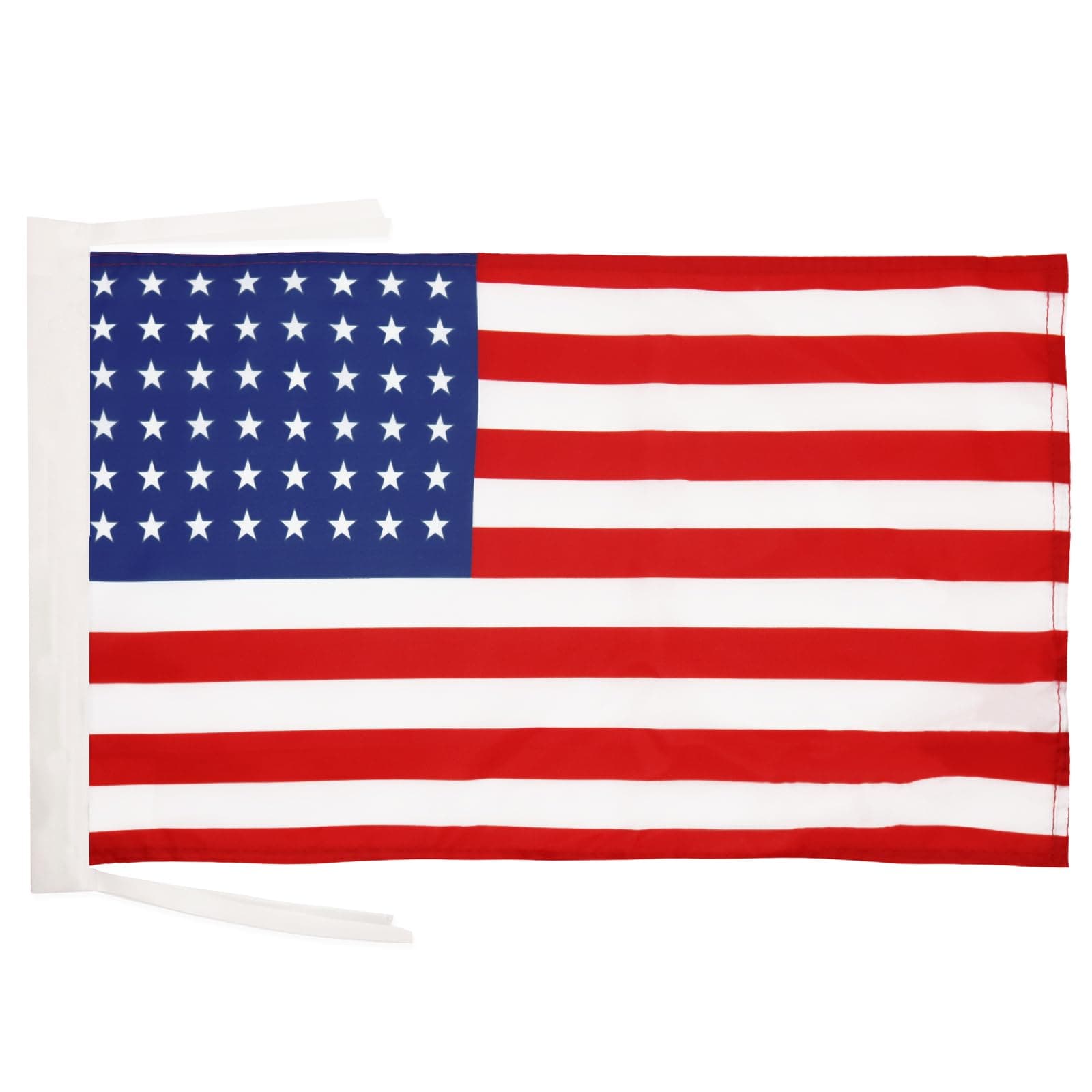 AZ FLAG - United States Flag - 18'' x 12'' - 100% Polyester USA - US - American Small Banner with Two Cords - Fade Resistant - Vivid Colors - 18x12 in - 45x30 Cm