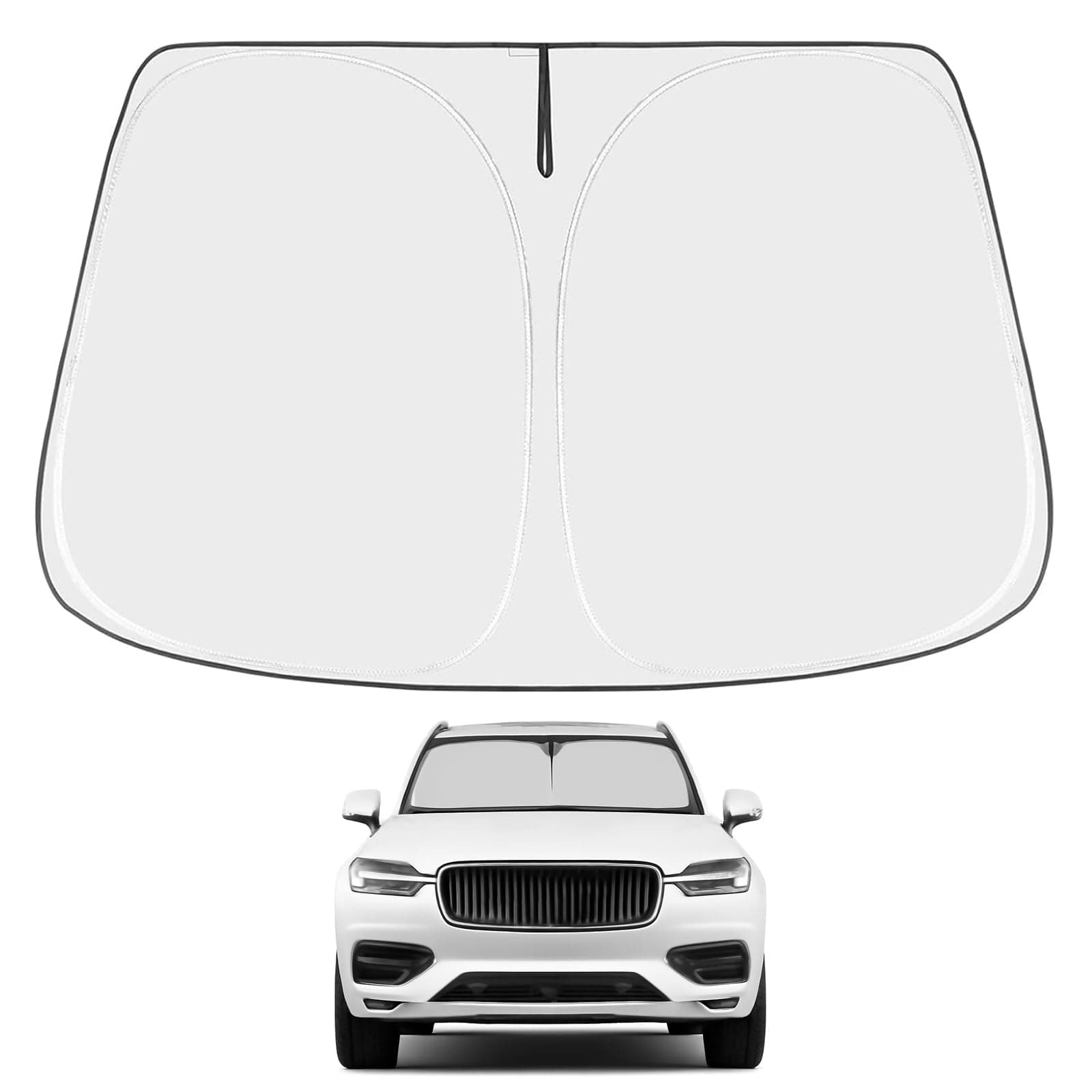 Proadsy Front Windshield Sun Shade Foldable Sunshade Protector Custom Fit 2016-2023 2024 Volvo XC90 Accessories 2023 Upgrade, PRS303