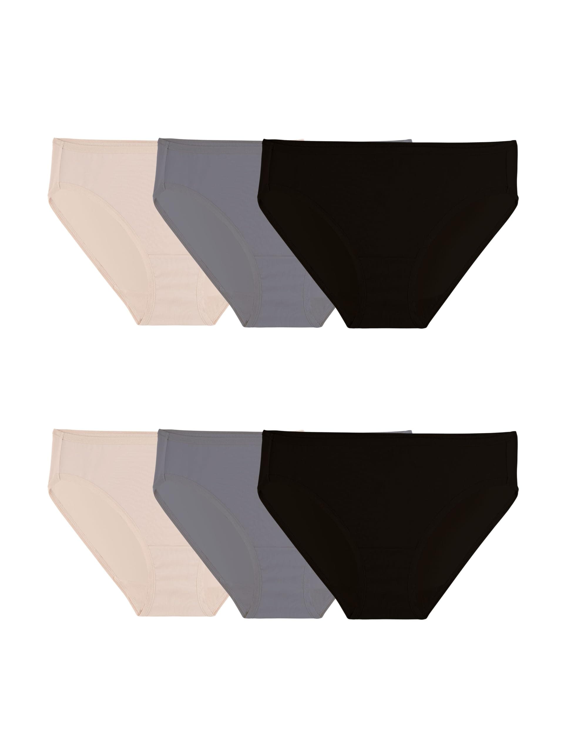 Women's Lightweight Microfiber Underwear, Smooth Under Clothes, Available in Plus Size