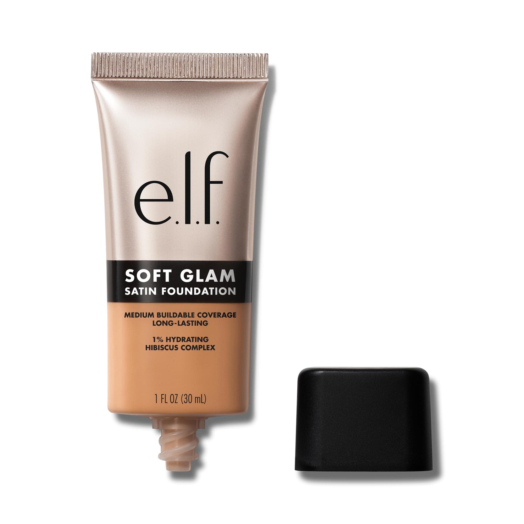 e.l.f. Soft Glam Foundation, Medium Coverage, Long-Lasting & Buildable Foundation For A Smooth, Satin Finish, Vegan & Cruelty-Free, 20 Light Cool