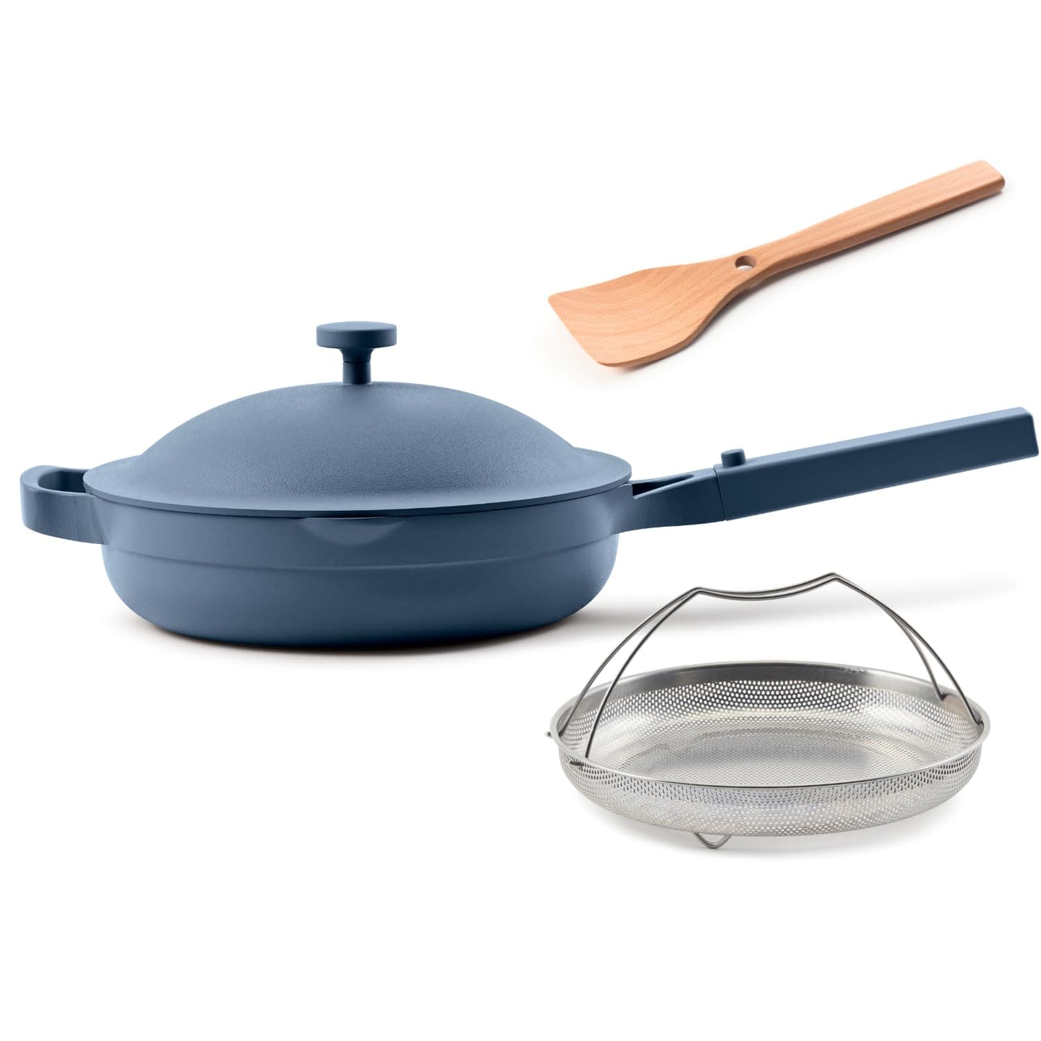 Our Place Always Pan 2.0 - 10.5" (2.6 Quart) Non-Stick, Non-Toxic Ceramic Cookware | Patented 10-in-1 Aluminum Fry Pan & Saute Pan | Safe for Oven, Induction & All Cooktops up to 450 Degrees