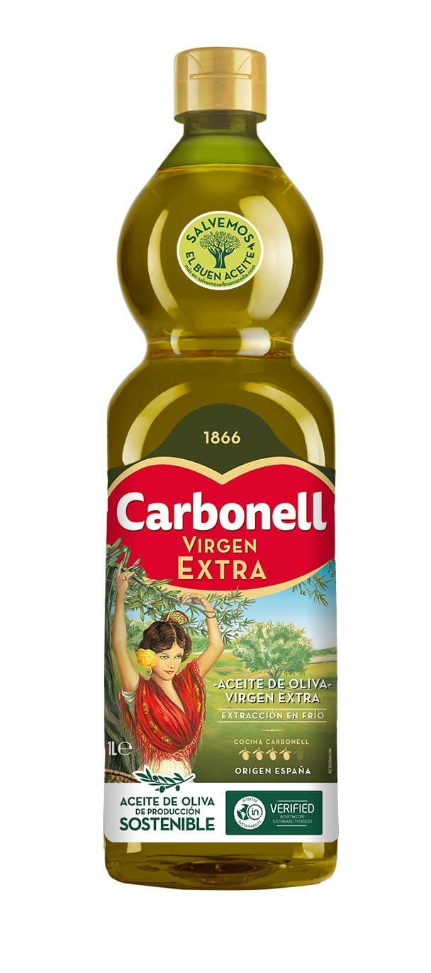 Carbonell Olive Oil Virgen Extra 1 litro (Pack 3)