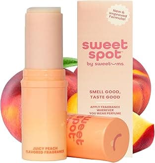 Sweetums Sweetspot Flavored Solid Perfume Stick, Portable Travel Perfumes for Women, Long-Lasting Fragrances, Non-Stick Formula, Natural Ingredients, Fragrance Stick (S