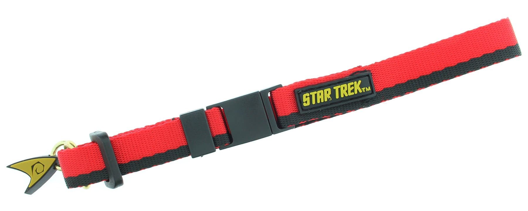 Crowded Coop Star Trek Uniform Cat Collar - Red
