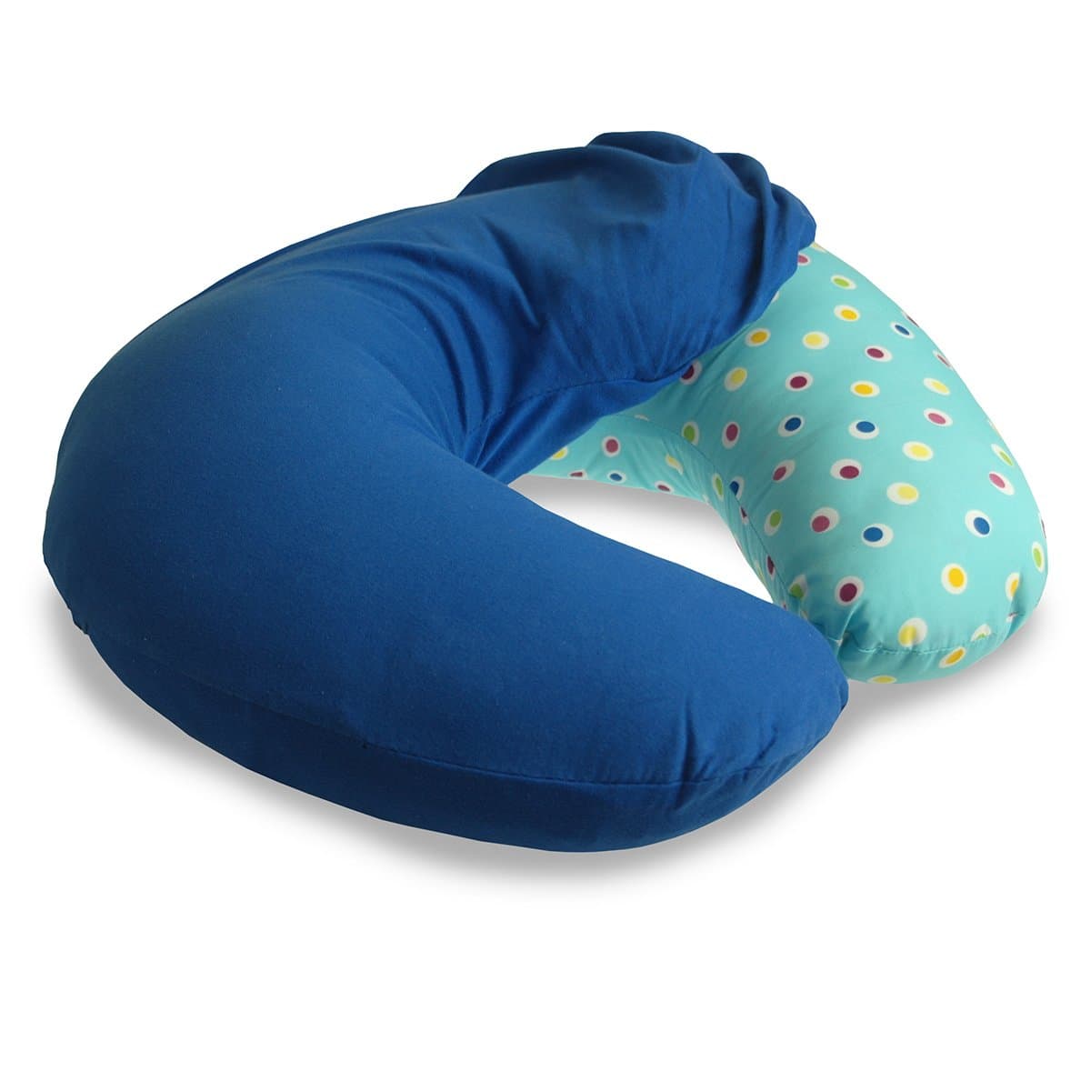 NurSit Nursing Pillow with Removable Slipcover, Dots