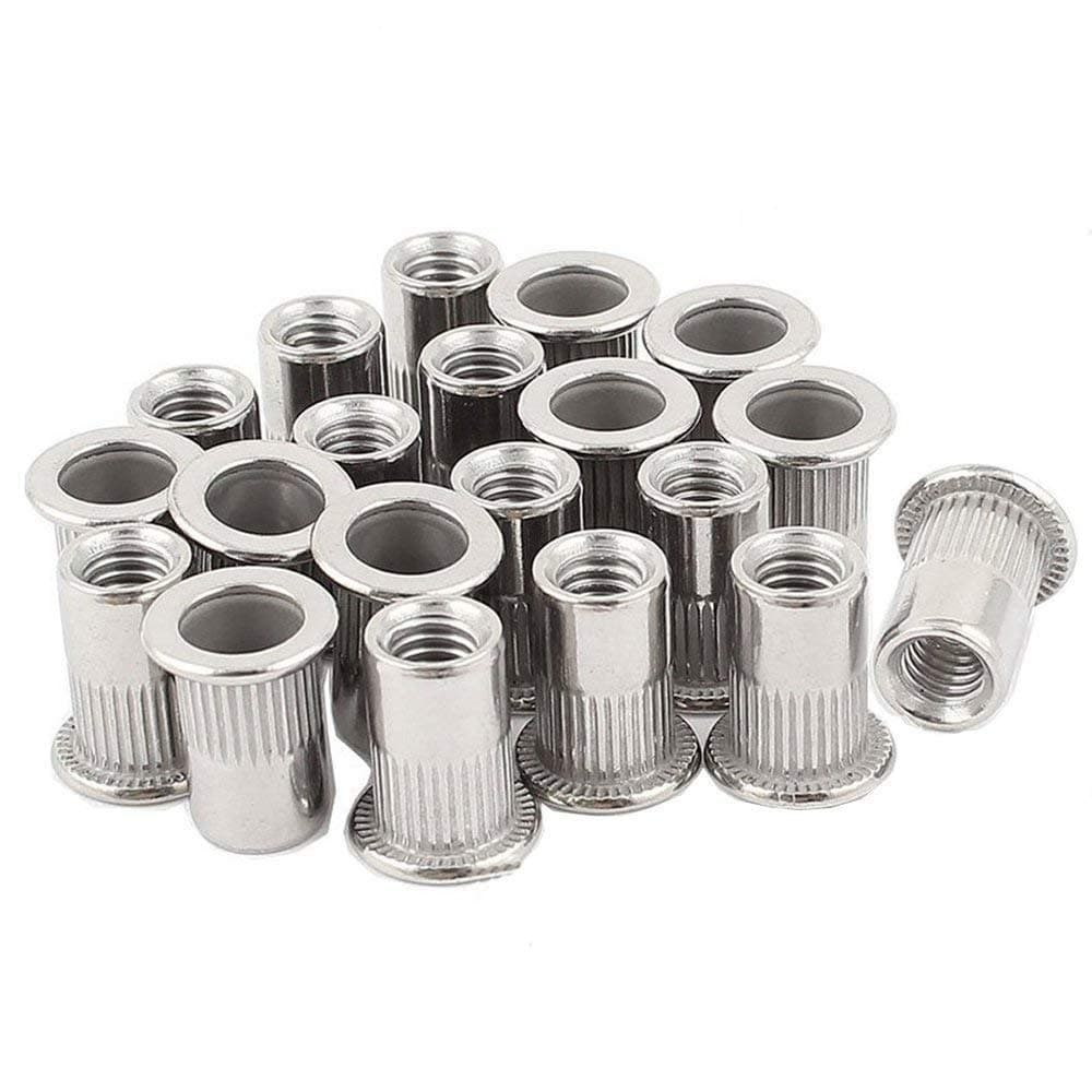 20PCs 5/16''-18 Stainless Steel Rivet Nuts Nutsert Threaded Rivet Insert Rivnuts 5/16-18UNC