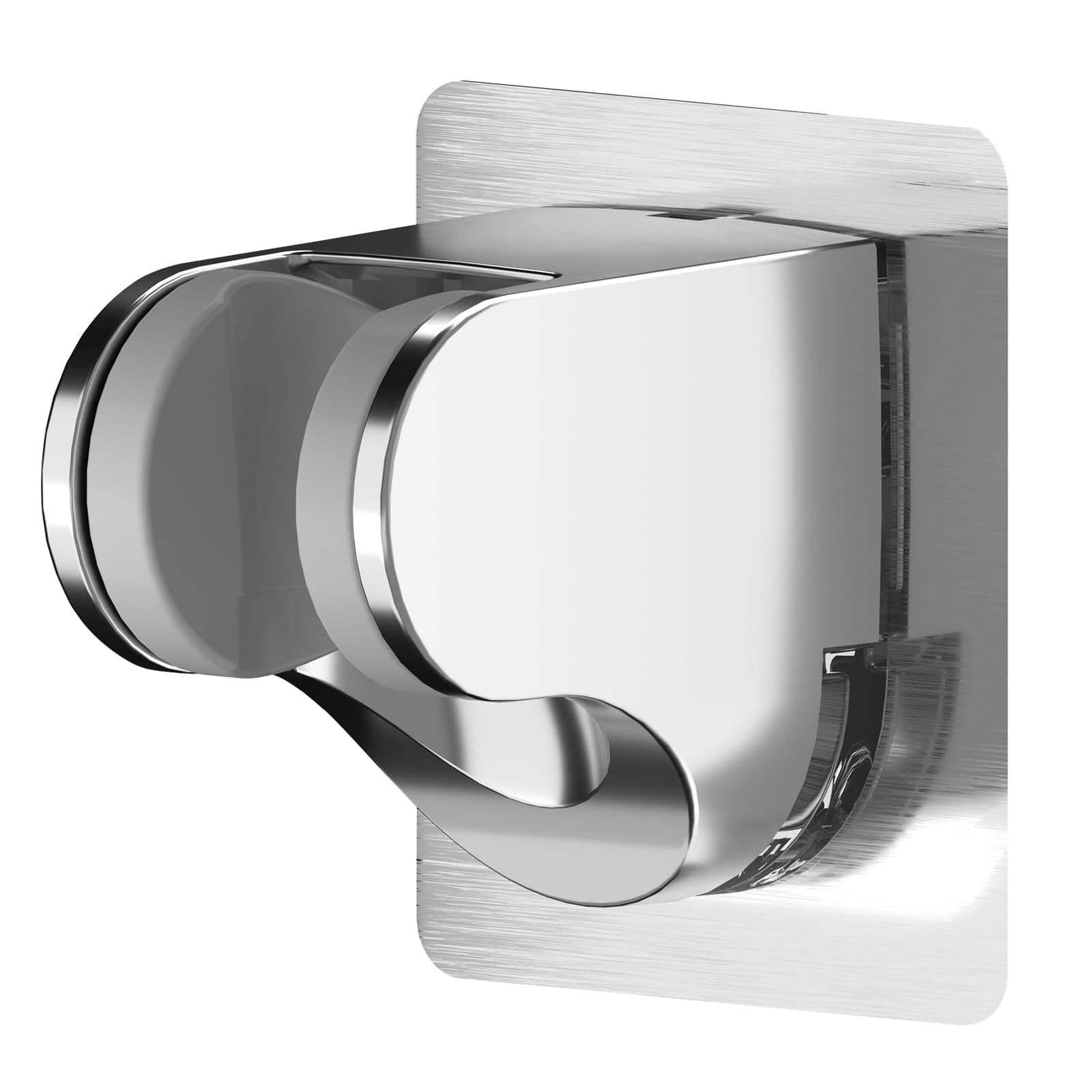 KAIYING Self Adhesive Handheld Shower Head Mount, Adjustable Angle RV & Bathroom Wand Holder, Universal ABS Chrome Bracket