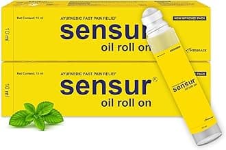 Natural and Ayurvedic Pain Relief Oil Roll On, 10ml (Pack of 2) | Fast Relief All Pains, One solution